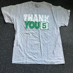 Boston Celtics - Thank you 5 shirt - Kevin Garnett
